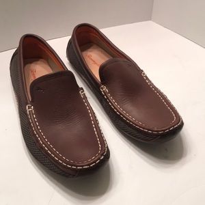 Tommy Bahama Brown Leather Driving Moccasins